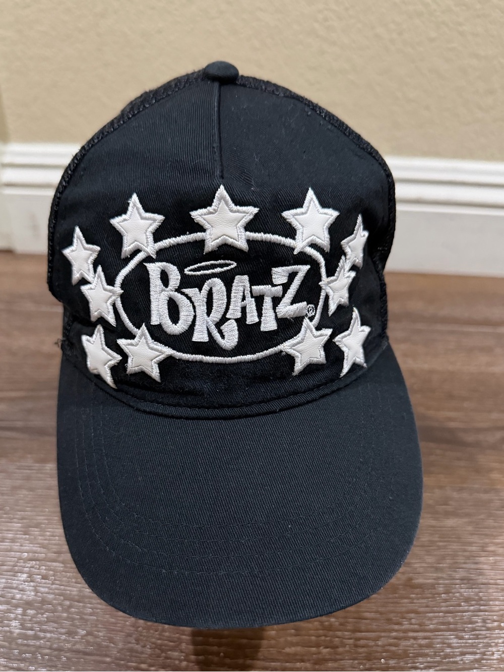 Forever 21 Black Bratz Logo Star Cap